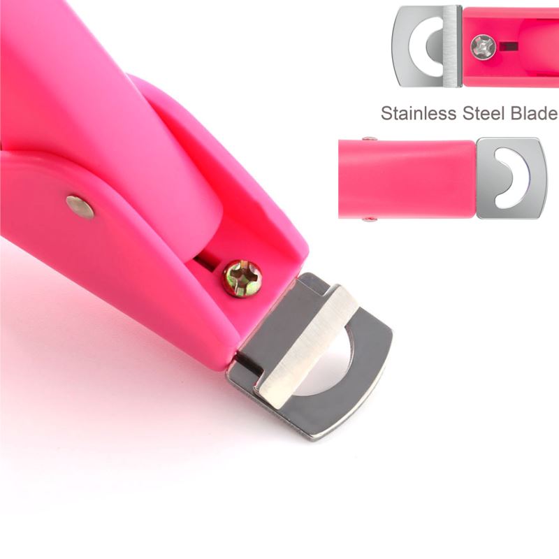 PVC Tip Cutter with Pink Handle - Precision Cutting Tool for Crafting, DIY Projects, and Packaging | Ideal for Scrapbooking, Gift Wrapping, and Office Use