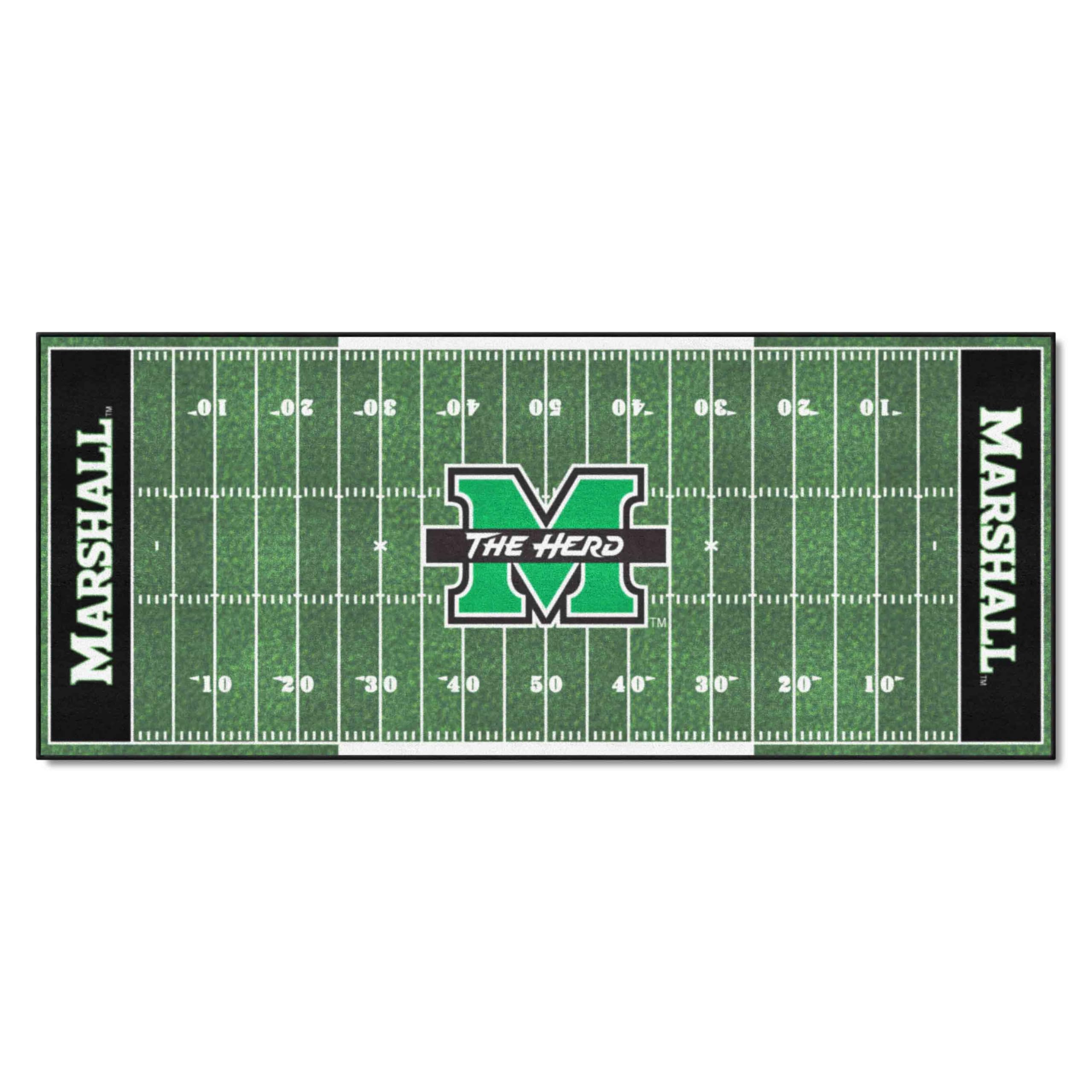 FANMATS NCAA Football Field Runner Rug – Durable Non-Slip Sports Mat for Game Room, Man Cave, and Dorm Decor – Perfect for Football Fans and Sports Enthusiasts