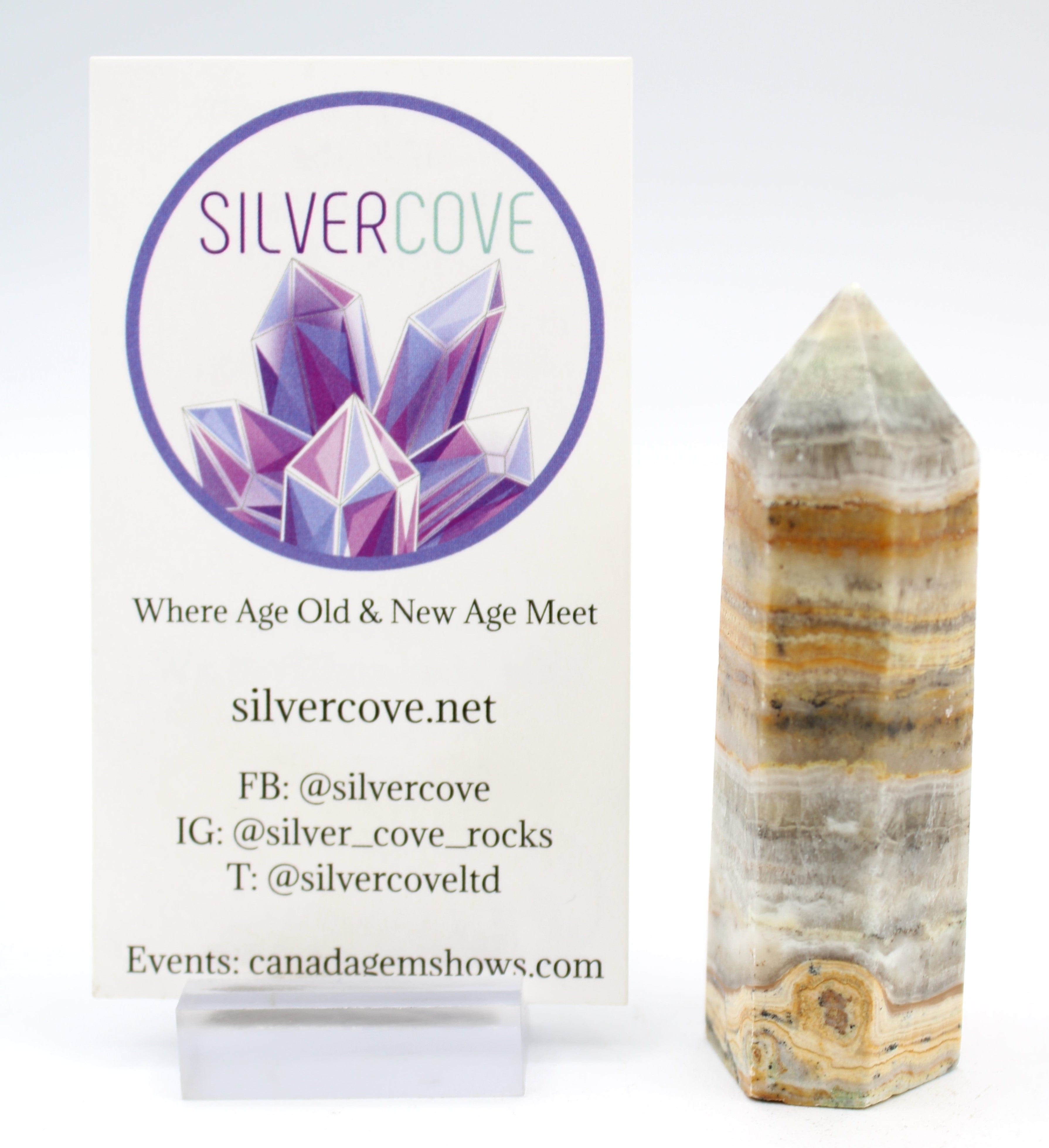 Natural Crazy Lace Agate Crystal Tower - Healing Stone for Meditation, Yoga & Home Decor | 6 Inch Mineral Specimen for Energy Work & Spiritual Gifts