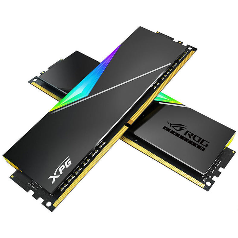 Adata XPG 32GB (2x16GB) SPECTRIX D50 ROG RGB DDR4 RAM 3600MHz CL17 U-DIMM Gaming Memory - Perfect for PC Gaming, Streaming & Content Creation (AX4U360016G17H-DC50R)