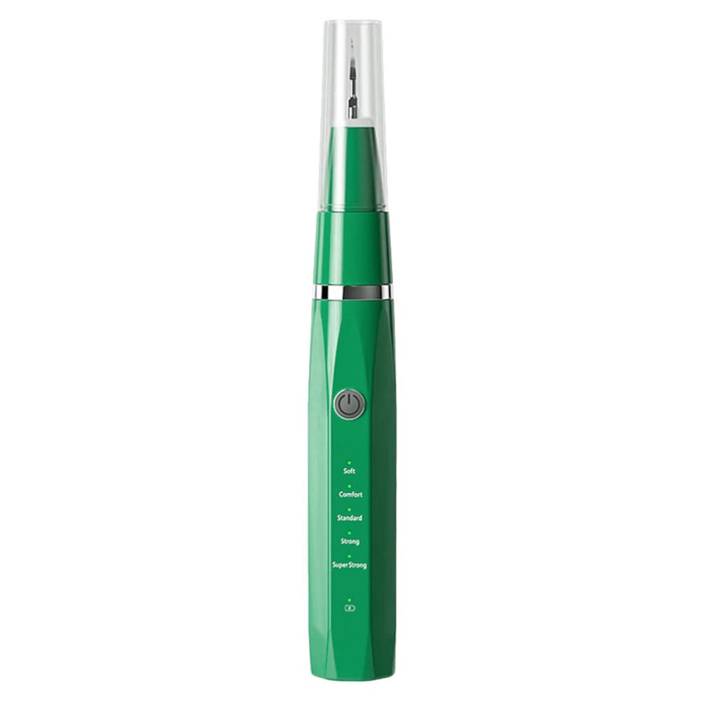 Pet Teeth Cleaner for Dogs & Cats - Oral Irrigator & Toothbrush for Home Dental Care (Green)