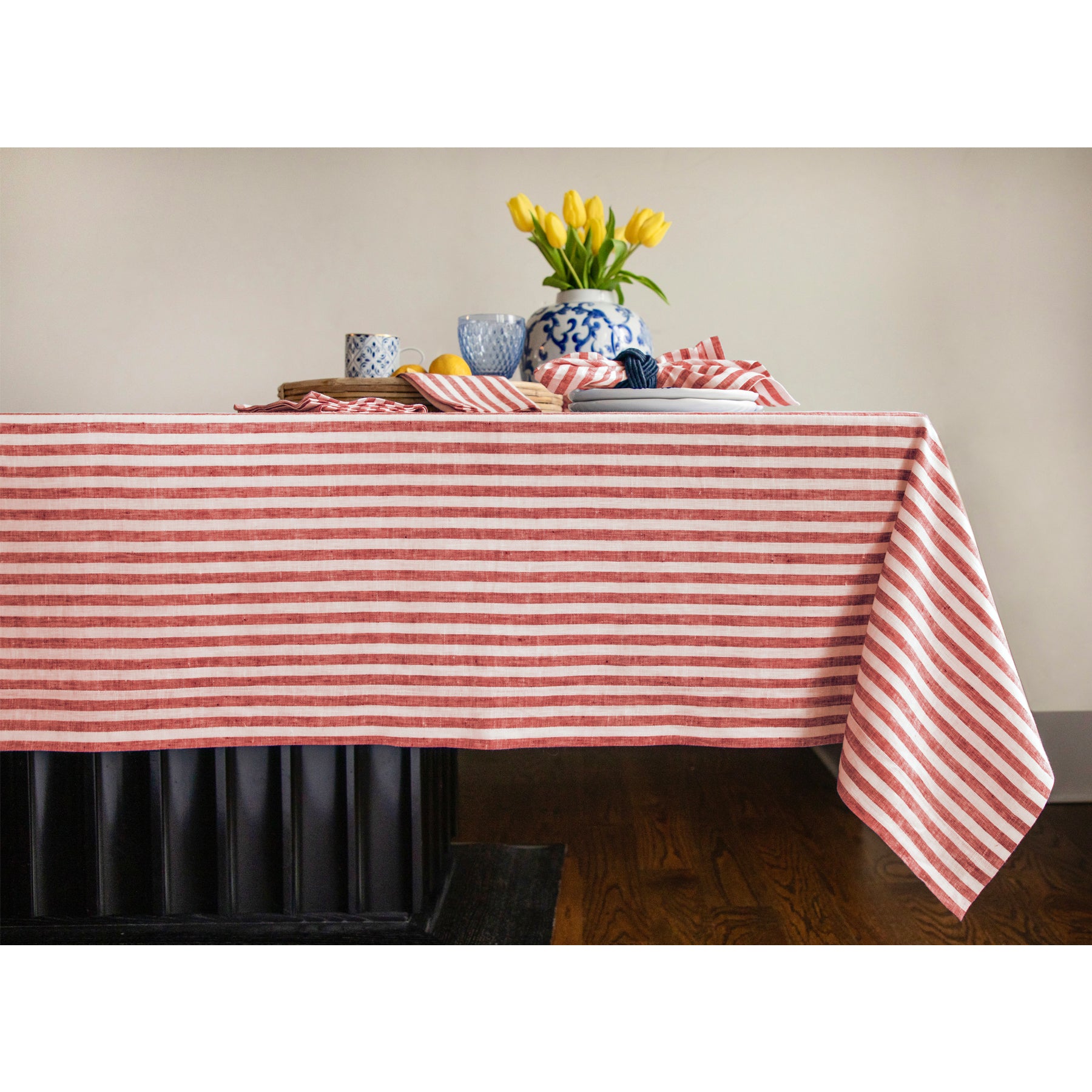 Black and White Amalfi Stripe