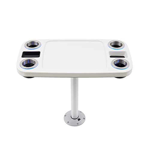 Glossy White W/Silver Leg
