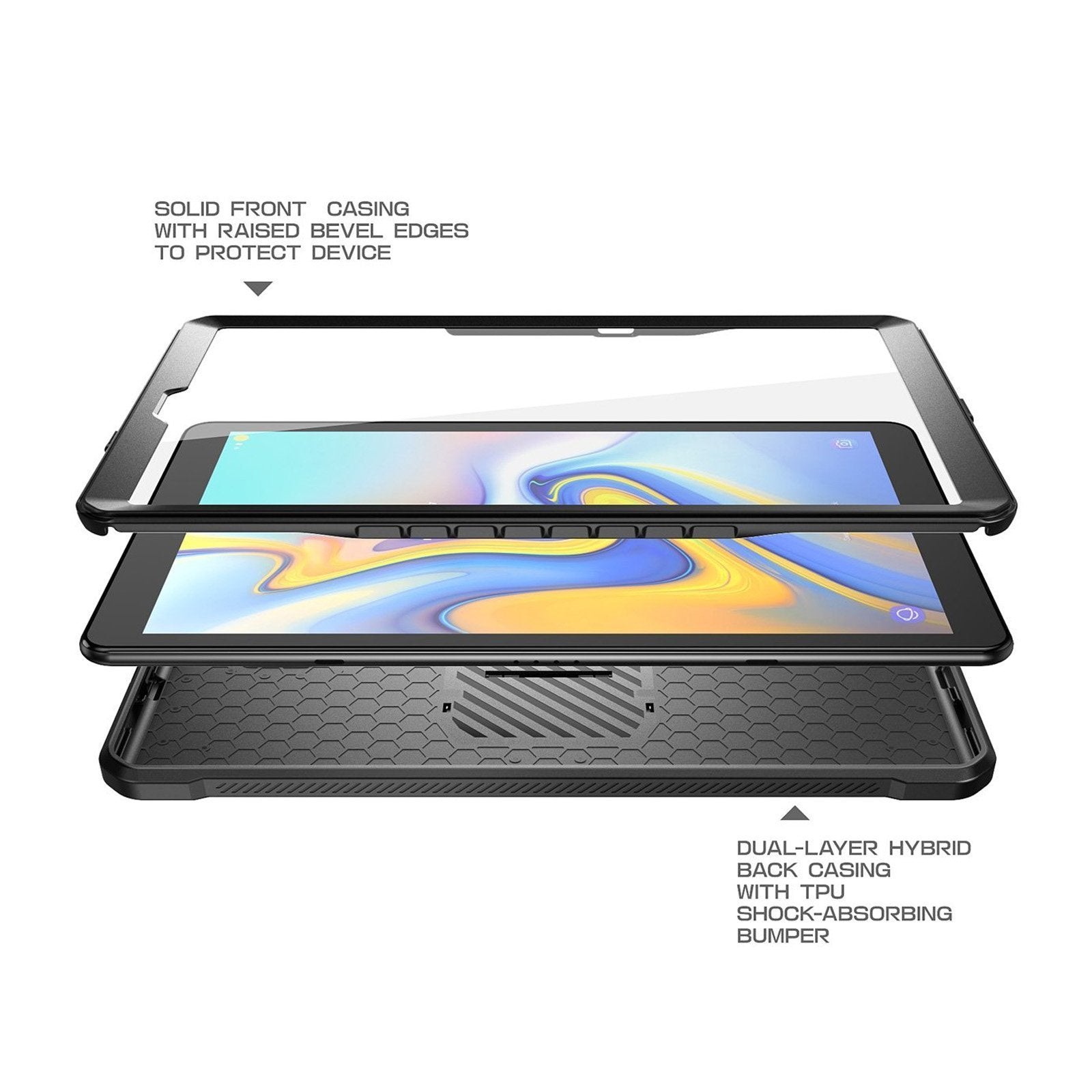 Samsung Galaxy Tab A 10.1 Inch (2019) Tablet Case - Unicorn Beetle Pro Rugged Full Body Protective Cover - Shockproof & Drop Protection - Perfect for Travel, Work & Outdoor Use