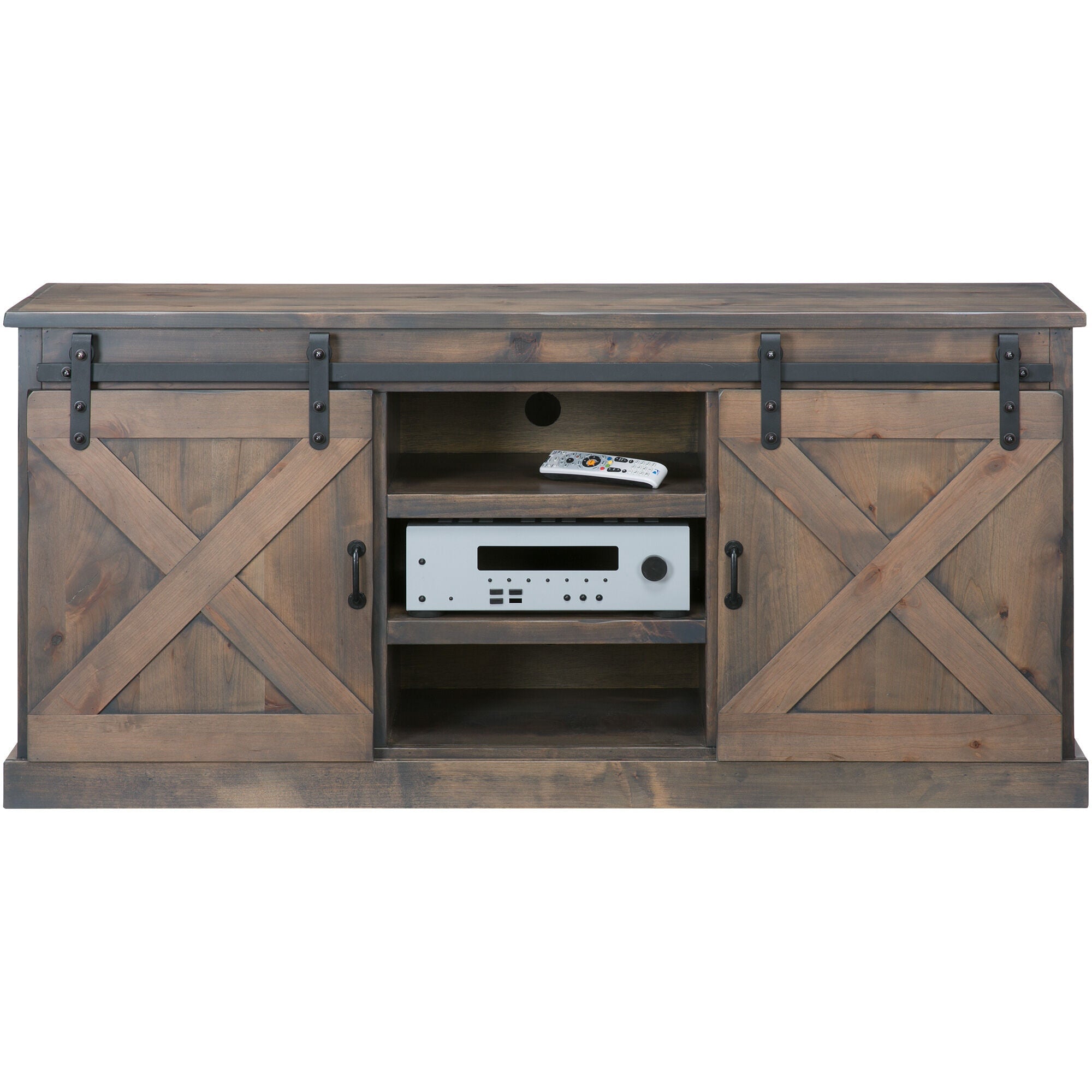 66 Inch Farmhouse Style Console Table - Rustic Wood Entryway Sofa Table for Living Room, Hallway & Home Decor