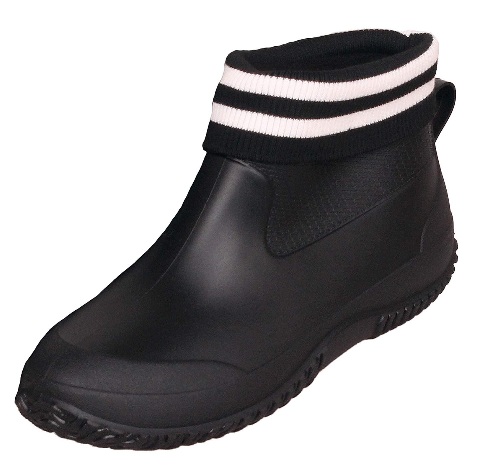 SMajong Waterproof Rain Boots for Women & Men - Anti-Slip Rubber Ankle Garden Boots, Car Wash Shoes for Outdoor Work, Gardening, Fishing & Rainy Day Wear