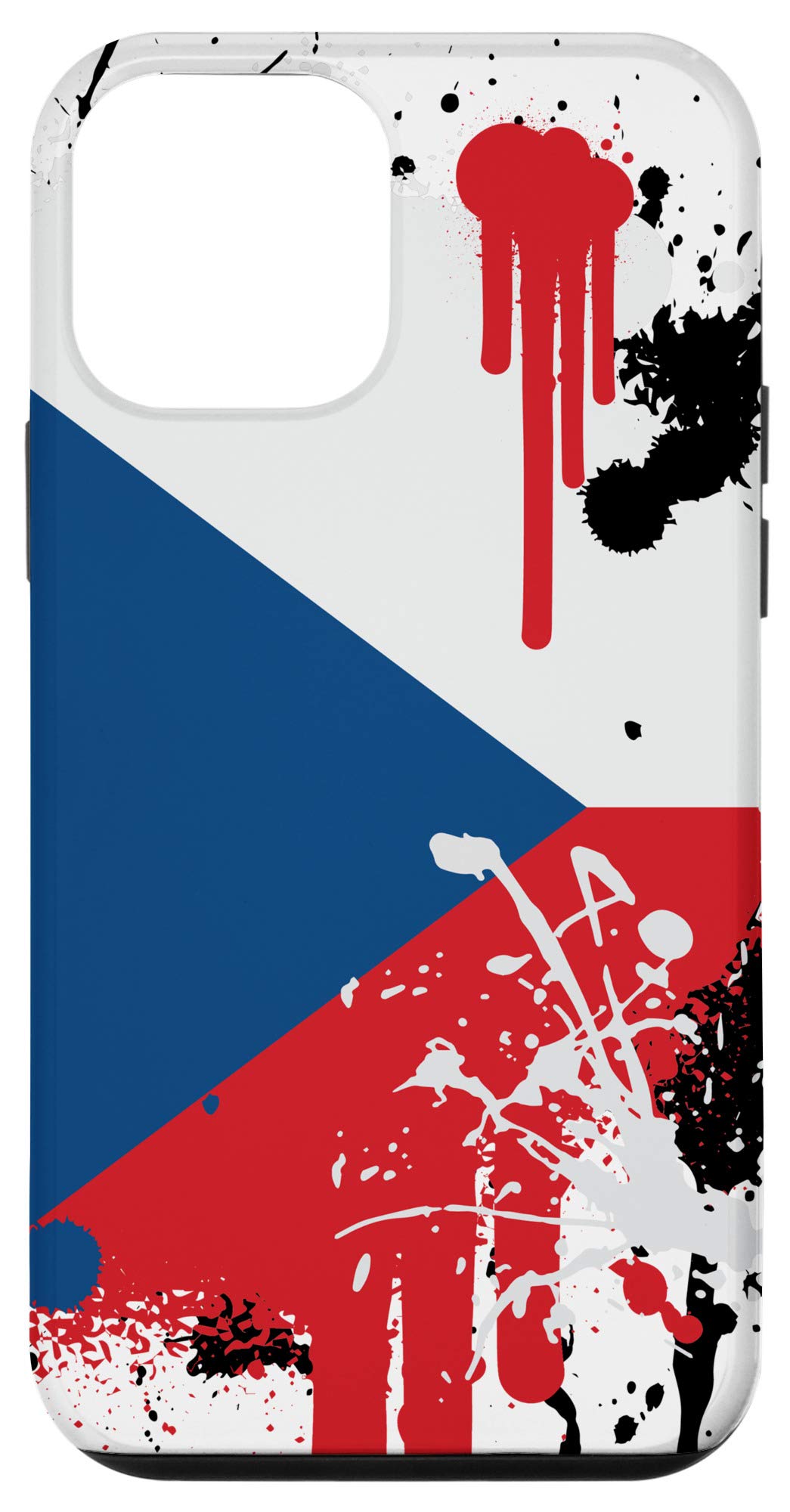 iPhone 12 Mini Case with Czech Republic Flag Design - Durable Protective Cover for iPhone 12 Mini - Perfect Czechia/Czech Republic Gift Idea for Travel & National Pride