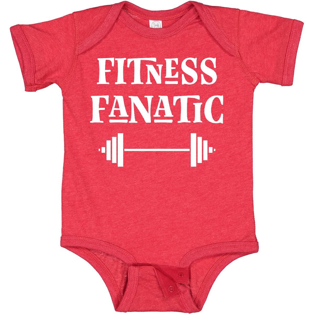 Inktastic Gym Gift Fitness Fanatic Baby Bodysuit - Cute Workout Outfit for Infants & Toddlers - Perfect for Gym Daycare, Fitness Classes & Active Family Adventures