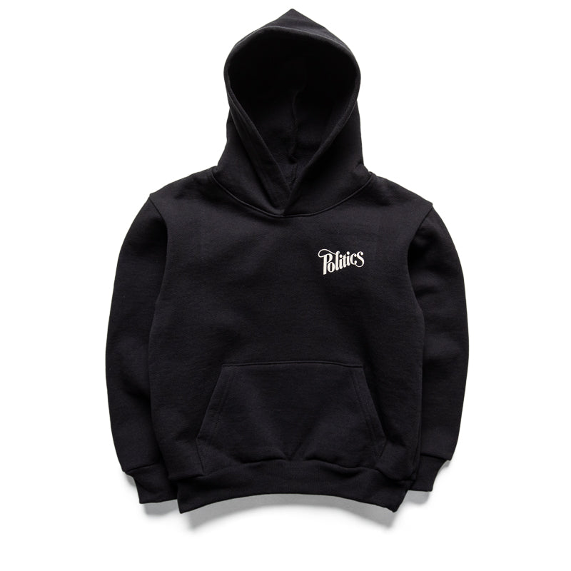 Kids Political Hoodie - Black | Trendy & Comfortable Pullover for Boys & Girls | Perfect for School, Rallies & Casual Wear