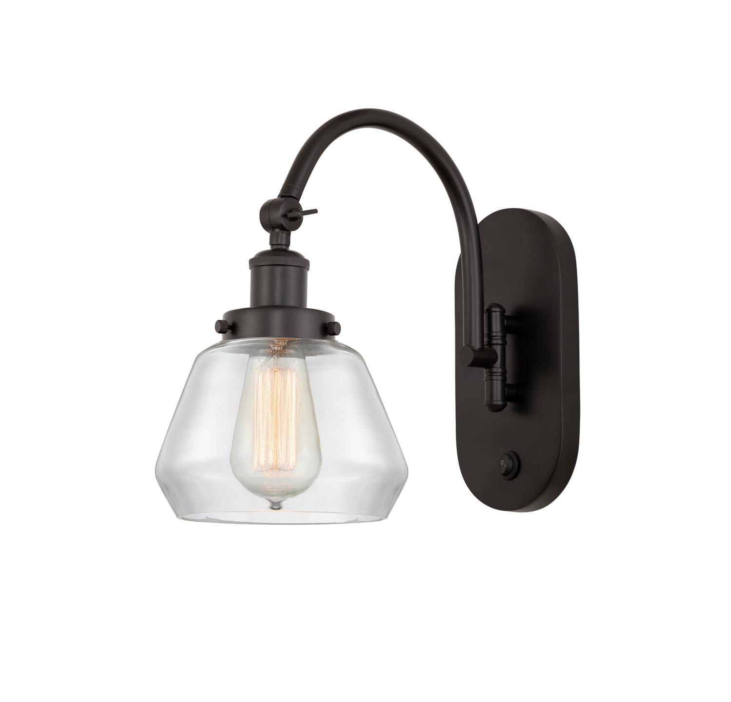 Innovations 918-1W-OB-G172 1-Light Wall Sconce in Oil Rubbed Bronze Finish - Perfect for Bedroom, Hallway, and Entryway Lighting Decor
