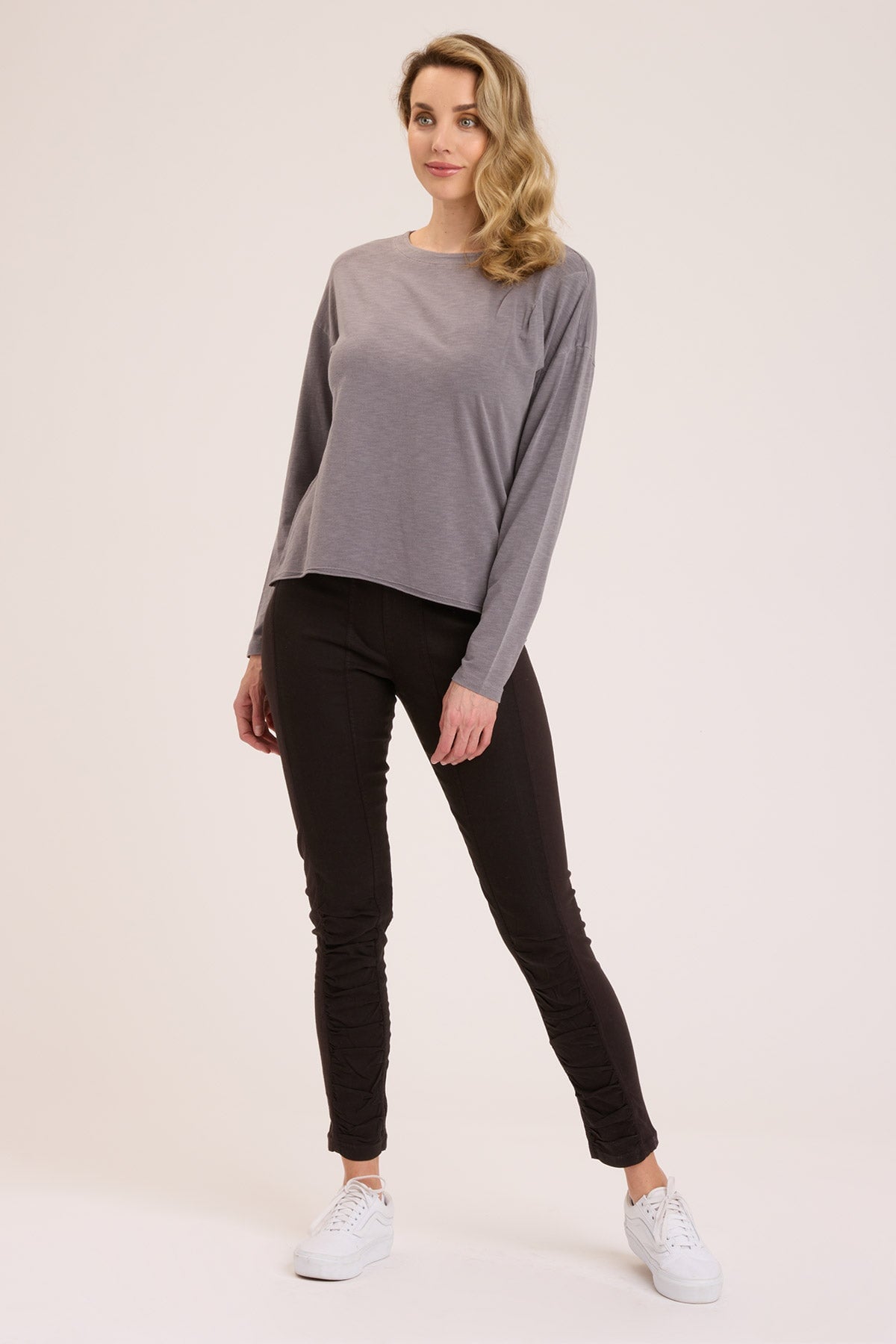 High Waisted Twill Alexa Leggings for Women - Comfortable & Stretchy Workout Pants for Yoga, Running, Gym & Everyday Wear