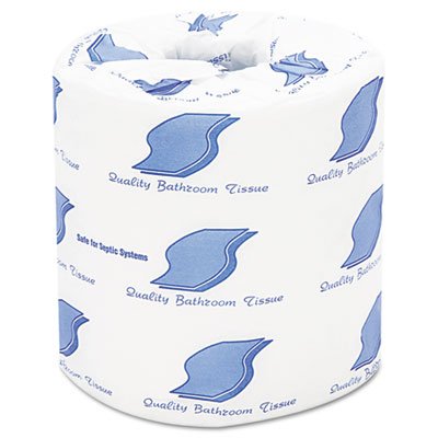 Premium 2-Ply Bath Tissue - 420 Sheets per Roll, White (96 Rolls/Carton, 2 Cartons) - Soft & Strong Toilet Paper for Home, Office & Commercial Use