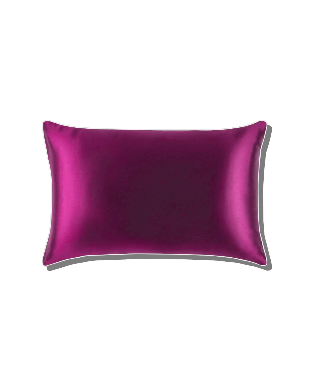 19 Momme 100% Pure Silk Pillowcase with Piping - Luxury Hypoallergenic & Breathable for Hair & Skin Care - Perfect for Bedroom, Travel & Gift Giving