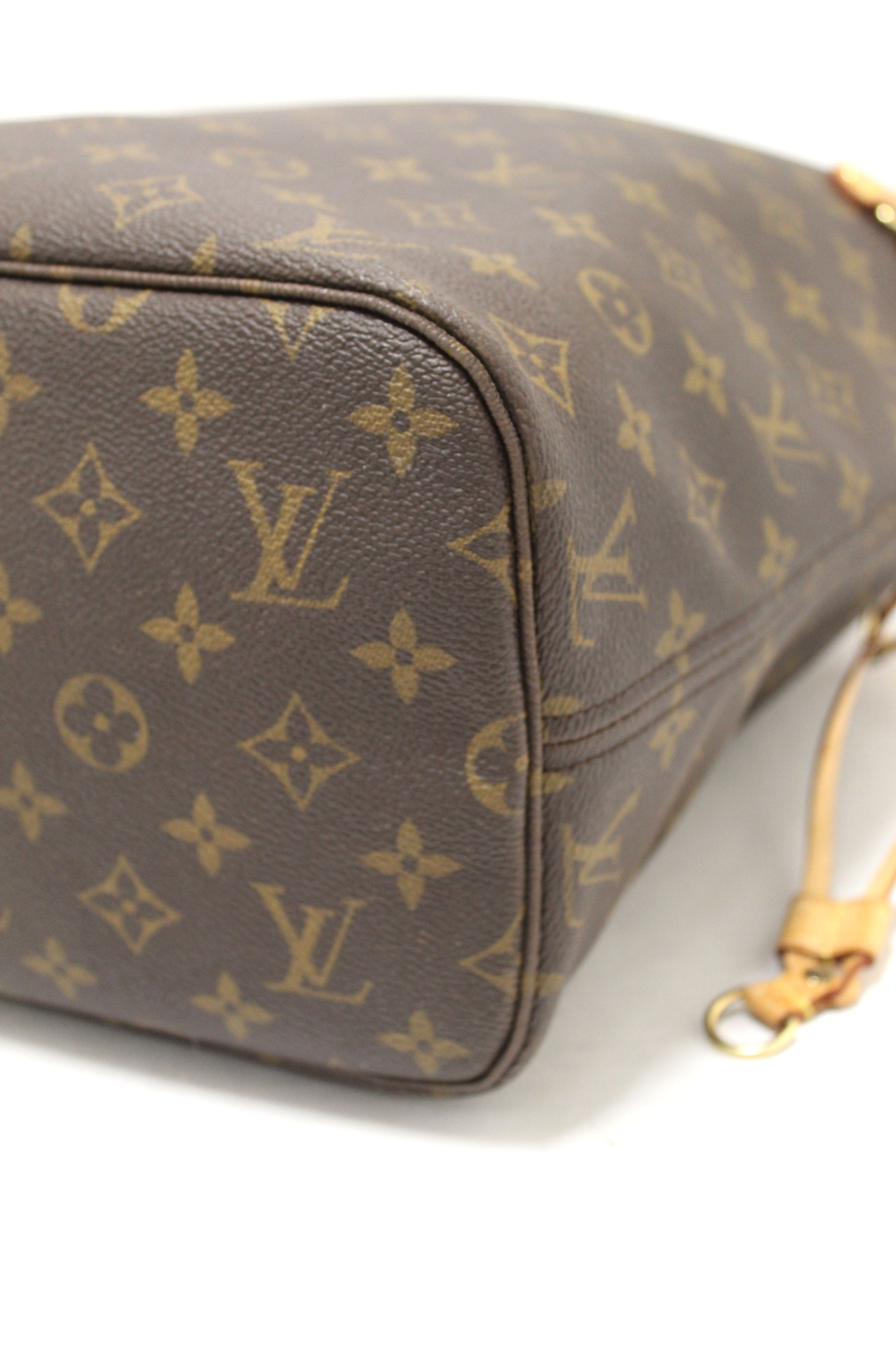 Authentic Louis Vuitton Monogram Neverfull MM Tote Bag - Luxury Designer Handbag for Women, Perfect for Work, Travel & Everyday Use