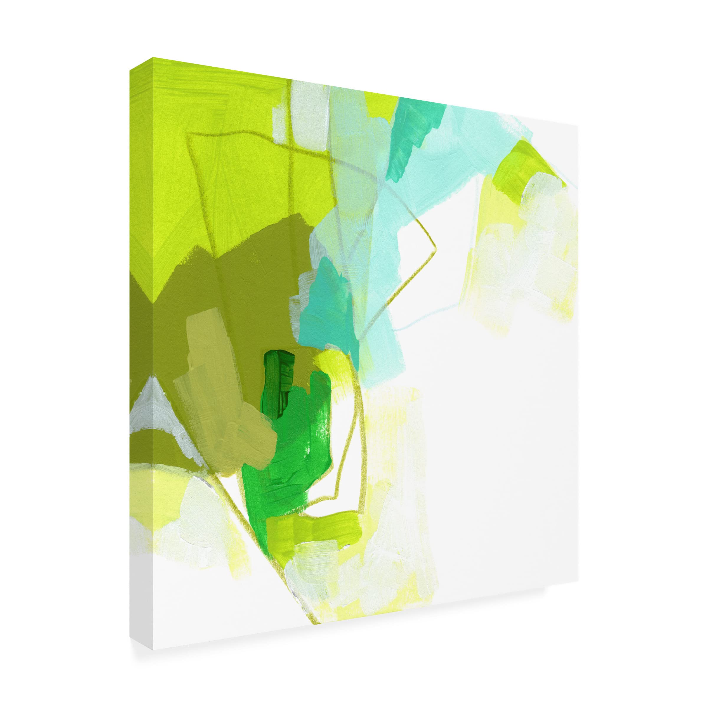Trademark Fine Art 'Seaglass Curio IV' Canvas Wall Art by June Erica Vess - Coastal Home Decor for Living Room, Bedroom & Office