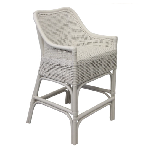 August Stool - Modern White Bar Stool for Kitchen, Dining Room & Home Decor | High-Quality & Stylish Seating Solution