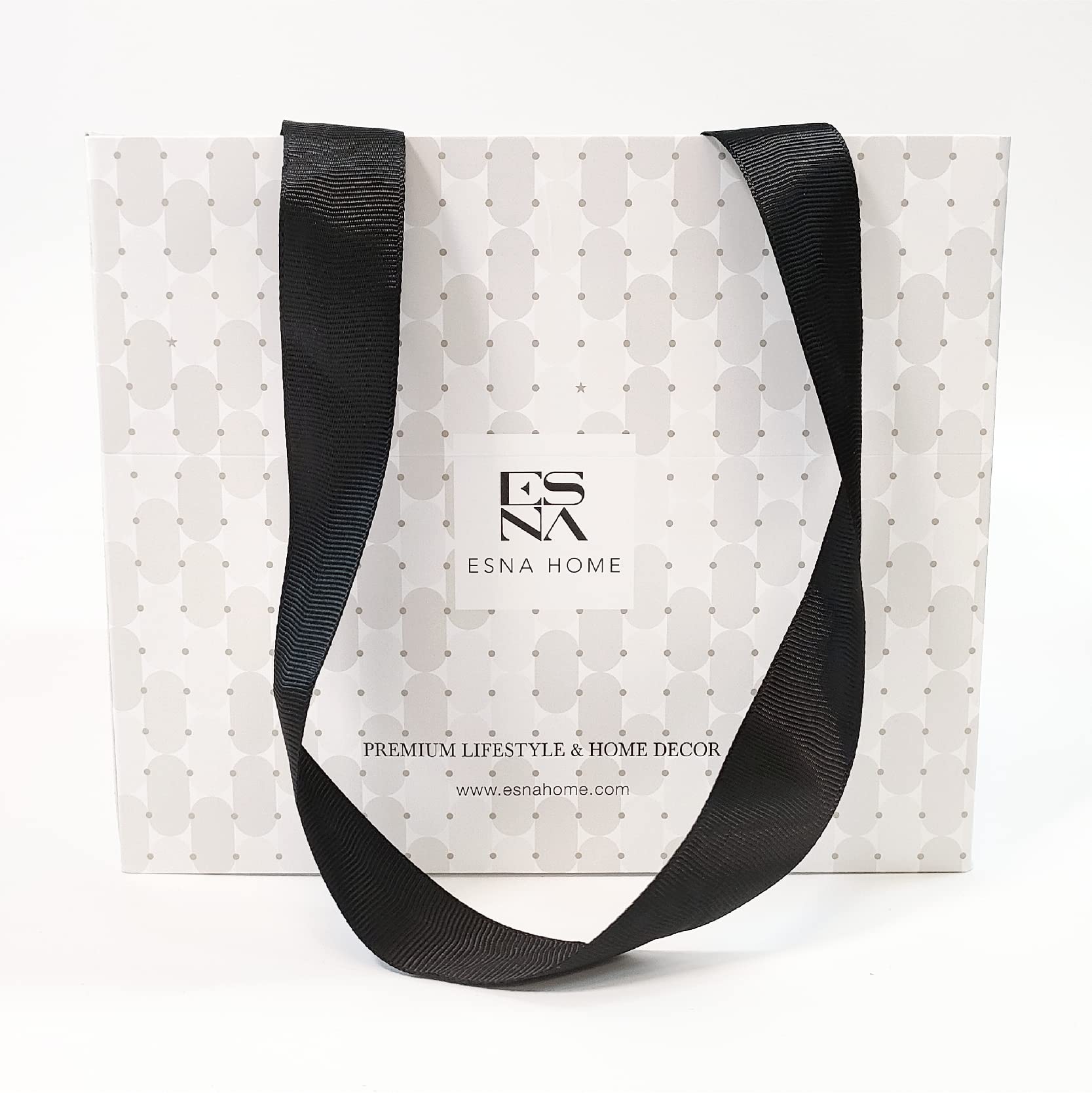 Premium Gift Bags with Fabric Ribbon Handles - Elegant Designer Shopping Bags for Birthday, Housewarming & Party Favors (7.8 x 6.9 Inches) - Perfect for Wedding, Baby Shower & Holiday Gift Wrapping