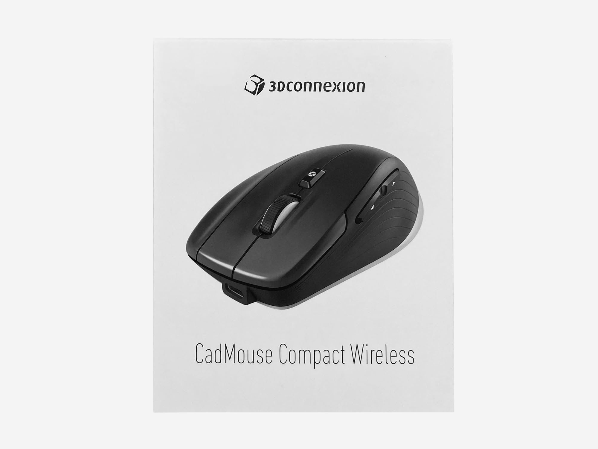 3Dconnexion CadMouse Compact Wireless - Ergonomic CAD Mouse for 3D Modeling & Design | Perfect for AutoCAD, SolidWorks & Revit Professionals