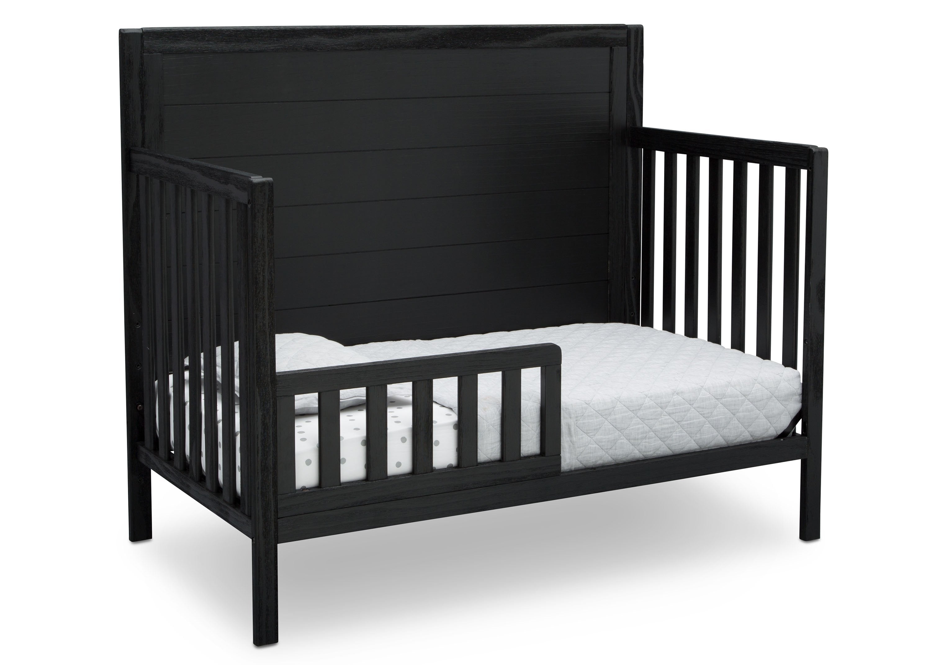 Cambridge 4-in-1 Convertible Baby Crib - Toddler Bed & Daybed with Mattress - Nursery Furniture for Boys & Girls - Perfect for Bedrooms, Daycare & Guest Rooms