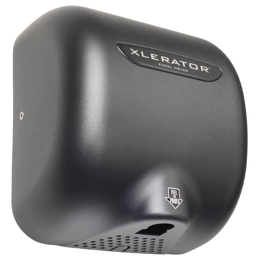 Excel Dryer Graphite Xlerator High-Speed Hand Dryer - Commercial & Public Restroom Solution for Fast, Hygienic Drying
