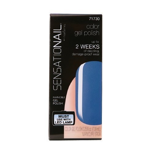 Sensationail Color Gel Polish - Something Blue 0.25 fl oz (7.39 ml) by Trifing | Long-Lasting Nail Polish for Manicures & Pedicures | Perfect for Weddings, Parties & Special Occasions