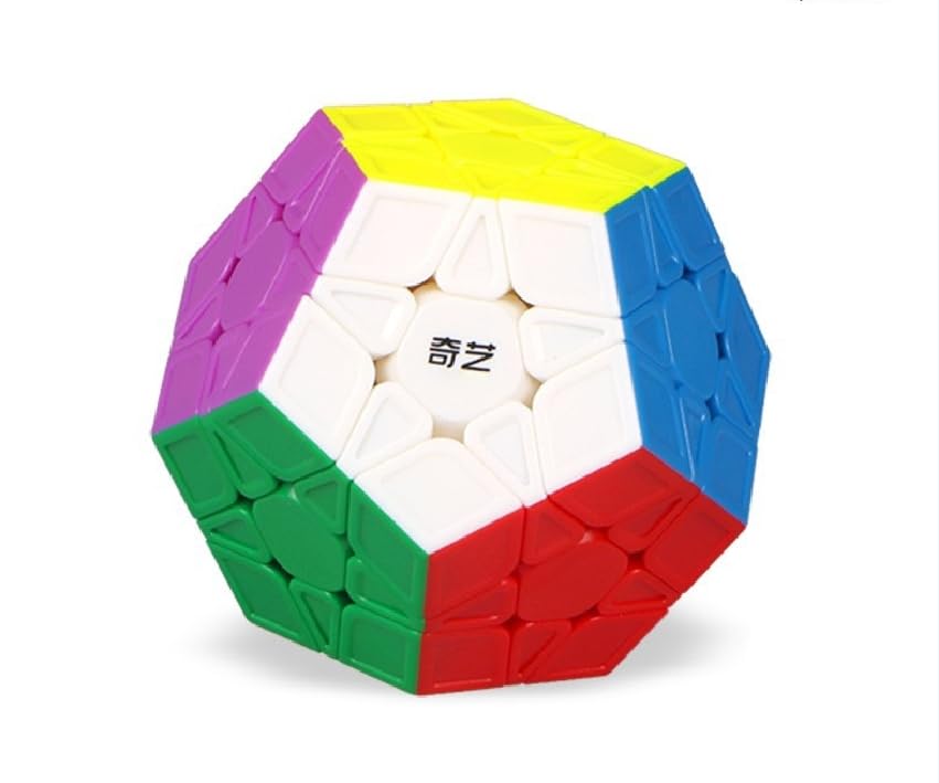 QYTOYS Megaminx Speed Cube Puzzle - Stickerless 3x3 Dodecahedron Magic Cube | Brain Teaser & STEM Learning Toy | Perfect for Speedcubing, Classroom Activities & Stress Relief