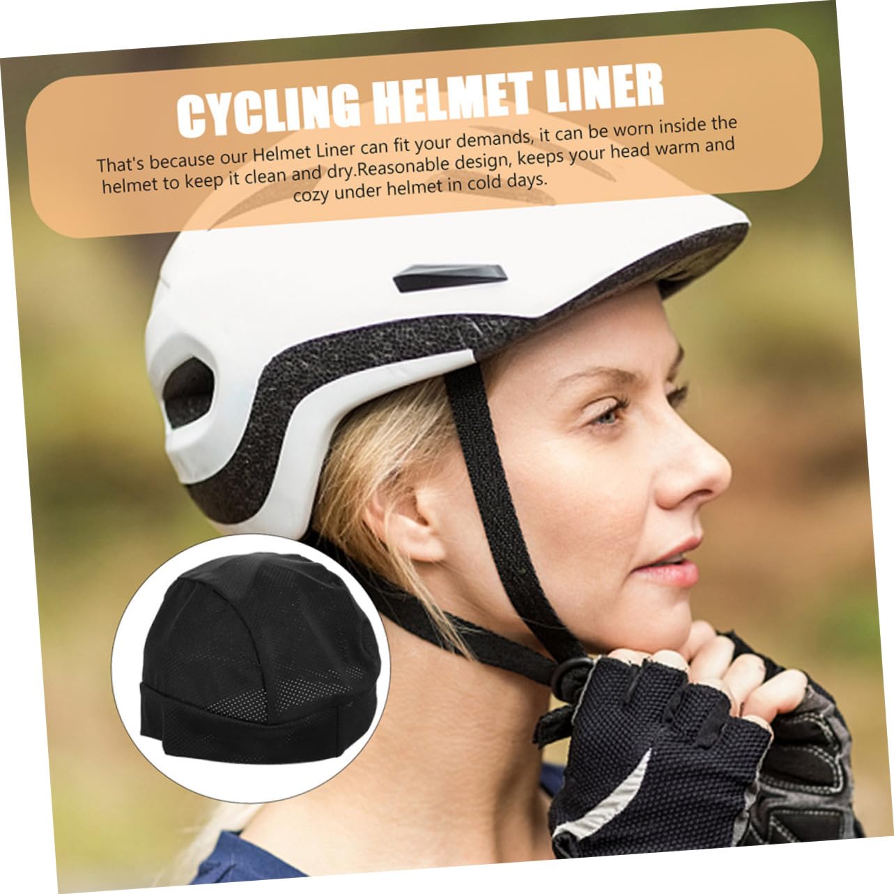 Yardwe 4 Pack Breathable Cycling Helmet Liners for Men & Women - Moisture Wicking Spandex Bike Helmet Caps for Comfort & Protection - Perfect for Road Biking, Mountain Cycling & Outdoor Sports