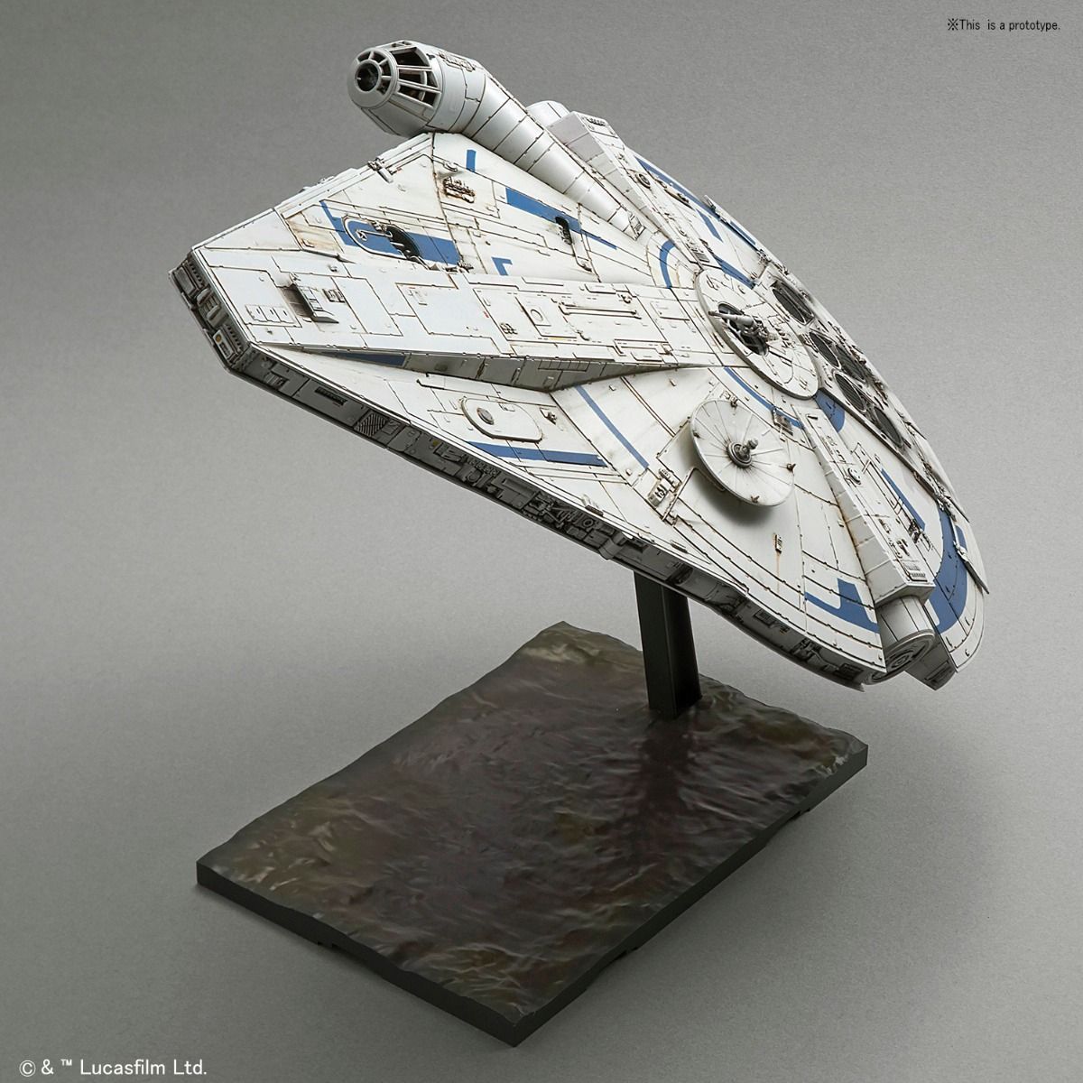 Bandai Star Wars Millennium Falcon Model Kit - Lando Calrissian Version | Solo: A Star Wars Story | DIY Building Kit for Collectors & Fans | Perfect for Display & Gifts