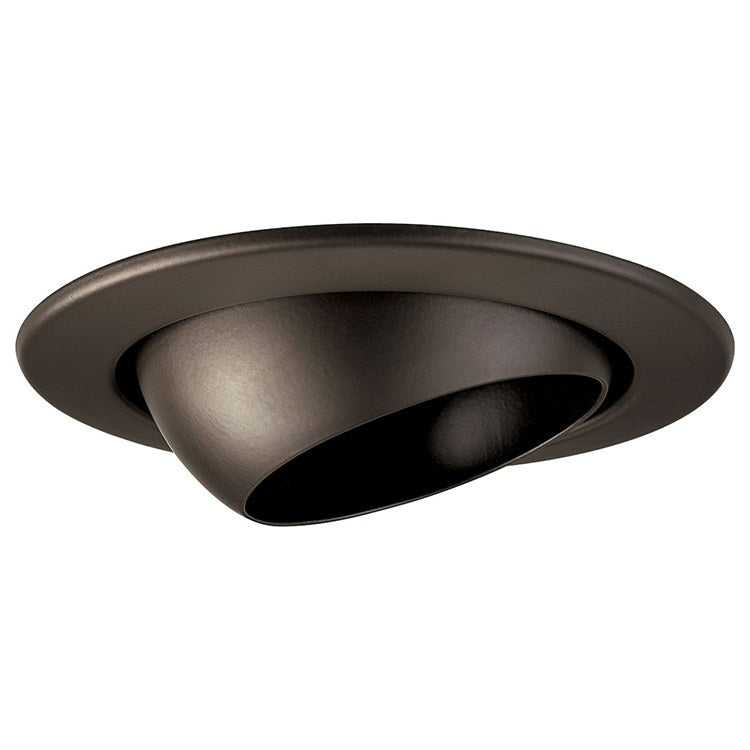 4 Inch Eyeball Recessed Light Trim - Adjustable LED Downlight for Ceiling, Kitchen, Bathroom & Living Room Lighting
