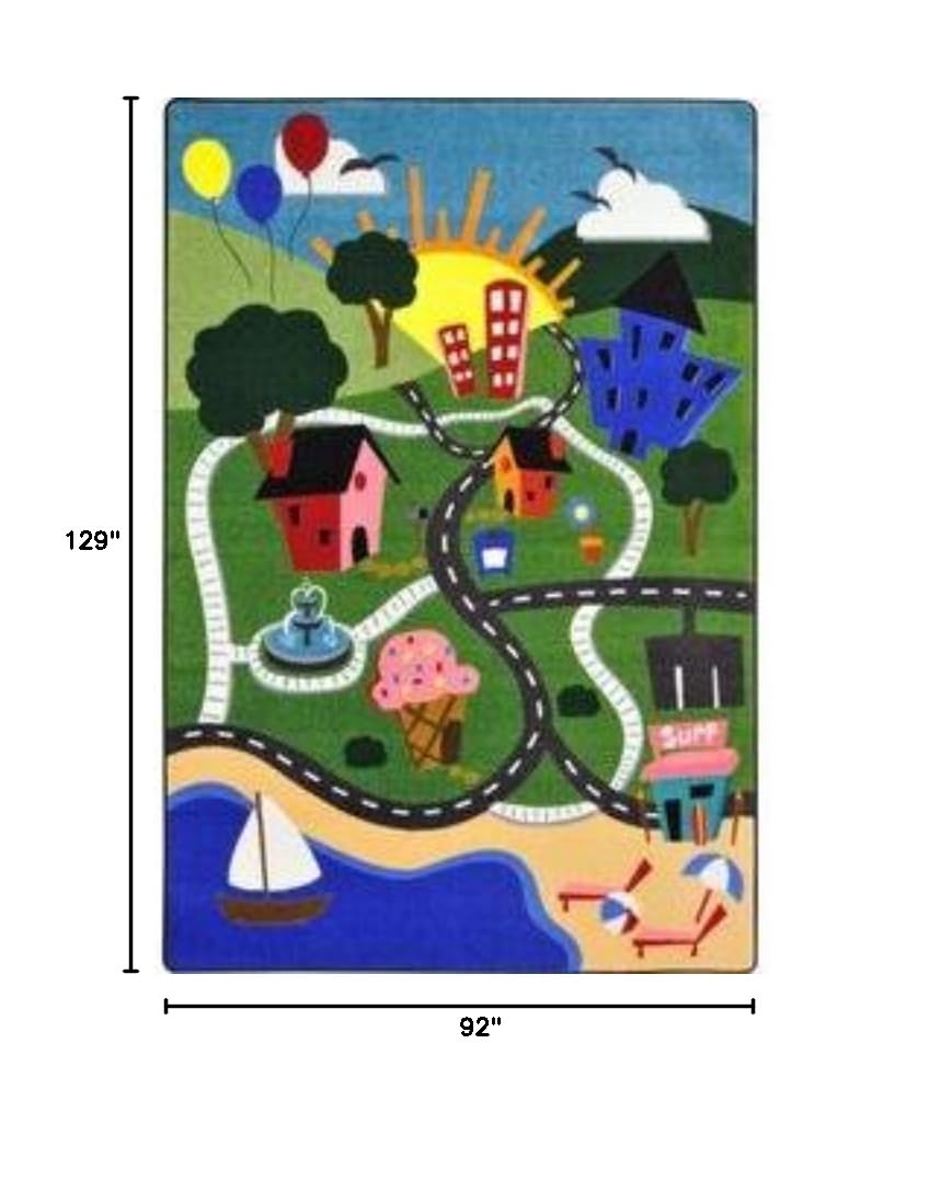 Joycarpets 1868D Happy Town Area Rug - 7'8