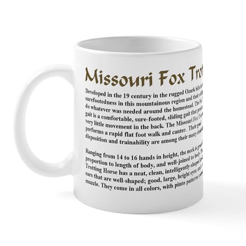 White - Missouri Fox Trotter Breed Description Mug