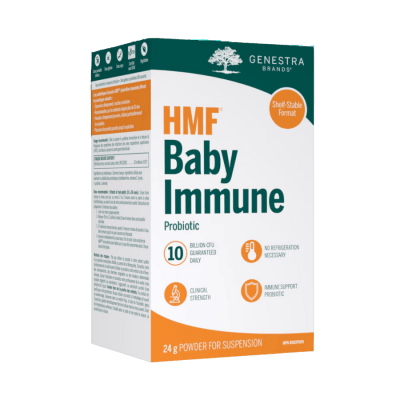 Genestra HMF Baby Immune Probiotic Supplement 24g - Supports Infant Digestion & Immunity - Perfect for Newborns & Toddlers