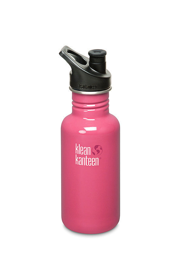 Klean Kanteen Classic 18oz (532mL) Stainless Steel Water Bottle - Eco-Friendly, BPA-Free, Leak-Proof for Hiking, Gym & Everyday Use