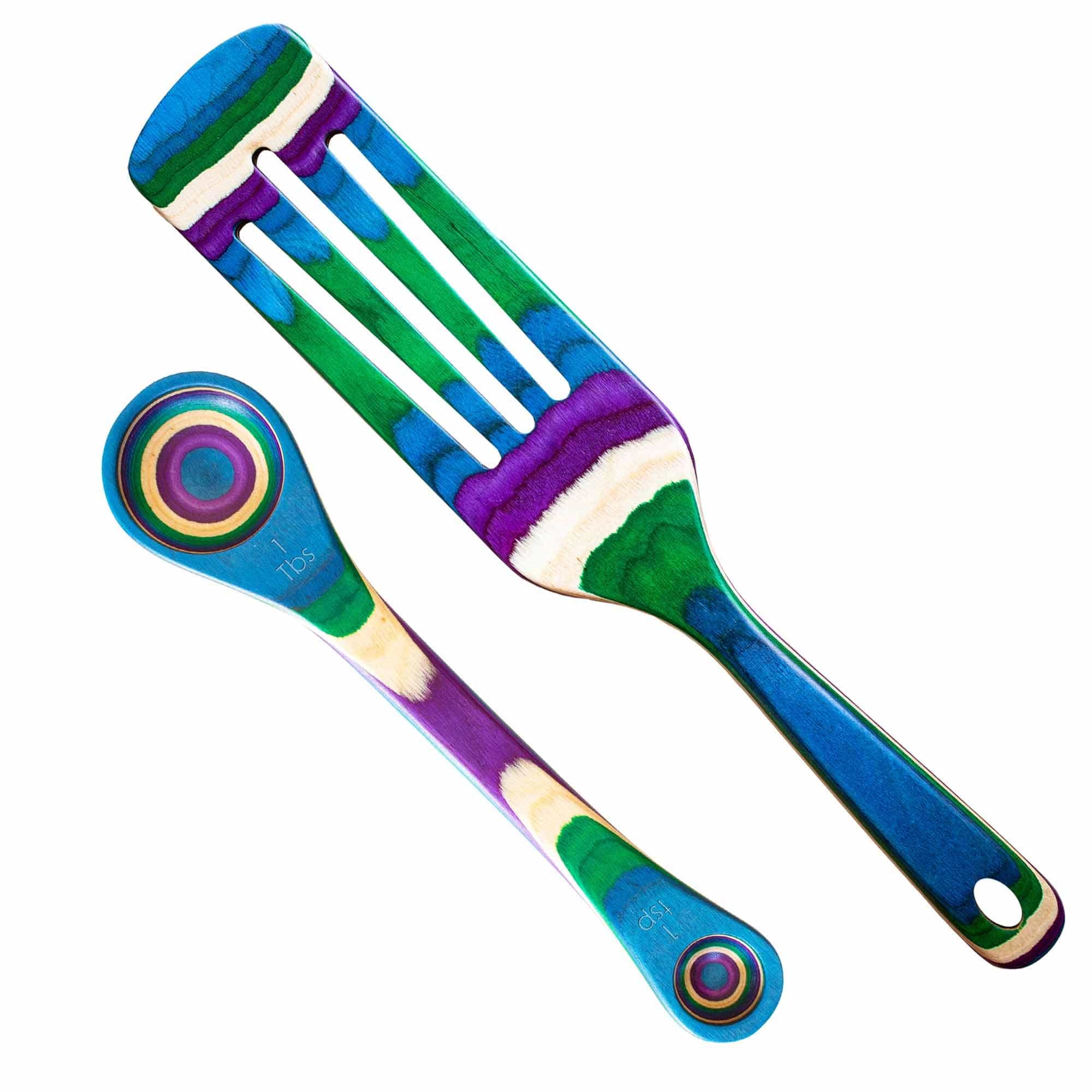Baltique® Mumbai Collection 2-Piece Stainless Steel Utensil Set for Cooking & Serving - Perfect for Kitchen, Dining & Gift Giving