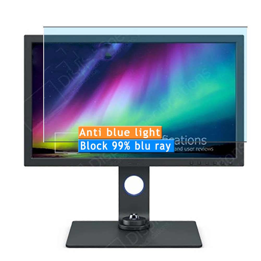 2-Pack Anti Blue Light Screen Protector for BenQ SW271C 27