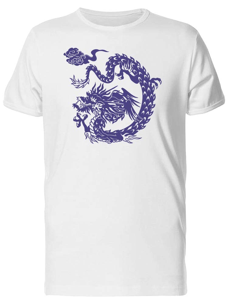 Japanese Dragon Hand-Drawn Graphic T-Shirt for Men - Stylish Casual Wear for Anime Fans, Street Fashion & Gift Giving