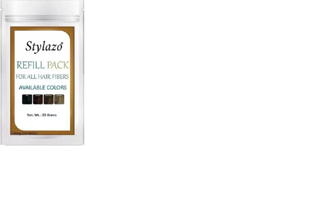 Natural Dark Brown Hair Building Fiber Powder - 25g Thickening Fibers for Hair Loss Treatment & Concealer Refill | Instant Volume Boost for Thinning Hair, Bald Spots & Receding Hairlines | Perfect for Daily Use, Special Occasions & Confidence Building