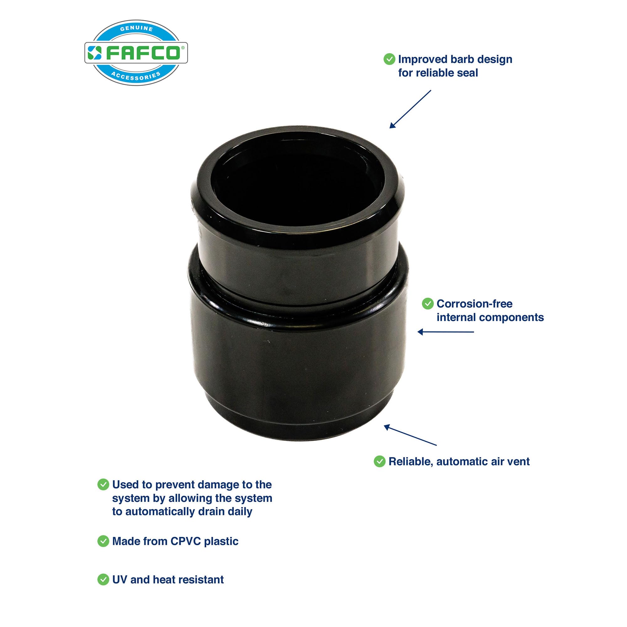 FAFCO In-Ground Solar Pool Heating System Kit - Connect Multiple Solar Panels for Efficient Pool Heating | Perfect for Backyard, Residential & Commercial Swimming Pools