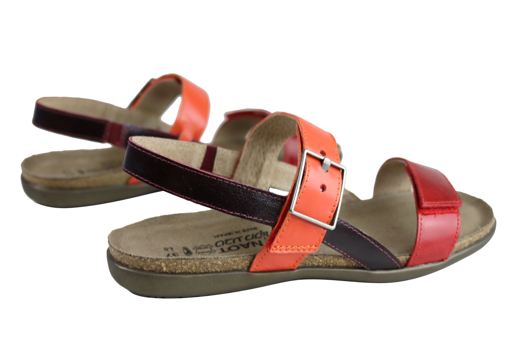 Naot Norah Women's Leather Sandals - Comfortable, Cushioned & Supportive Footwear for Walking, Travel & Everyday Wear