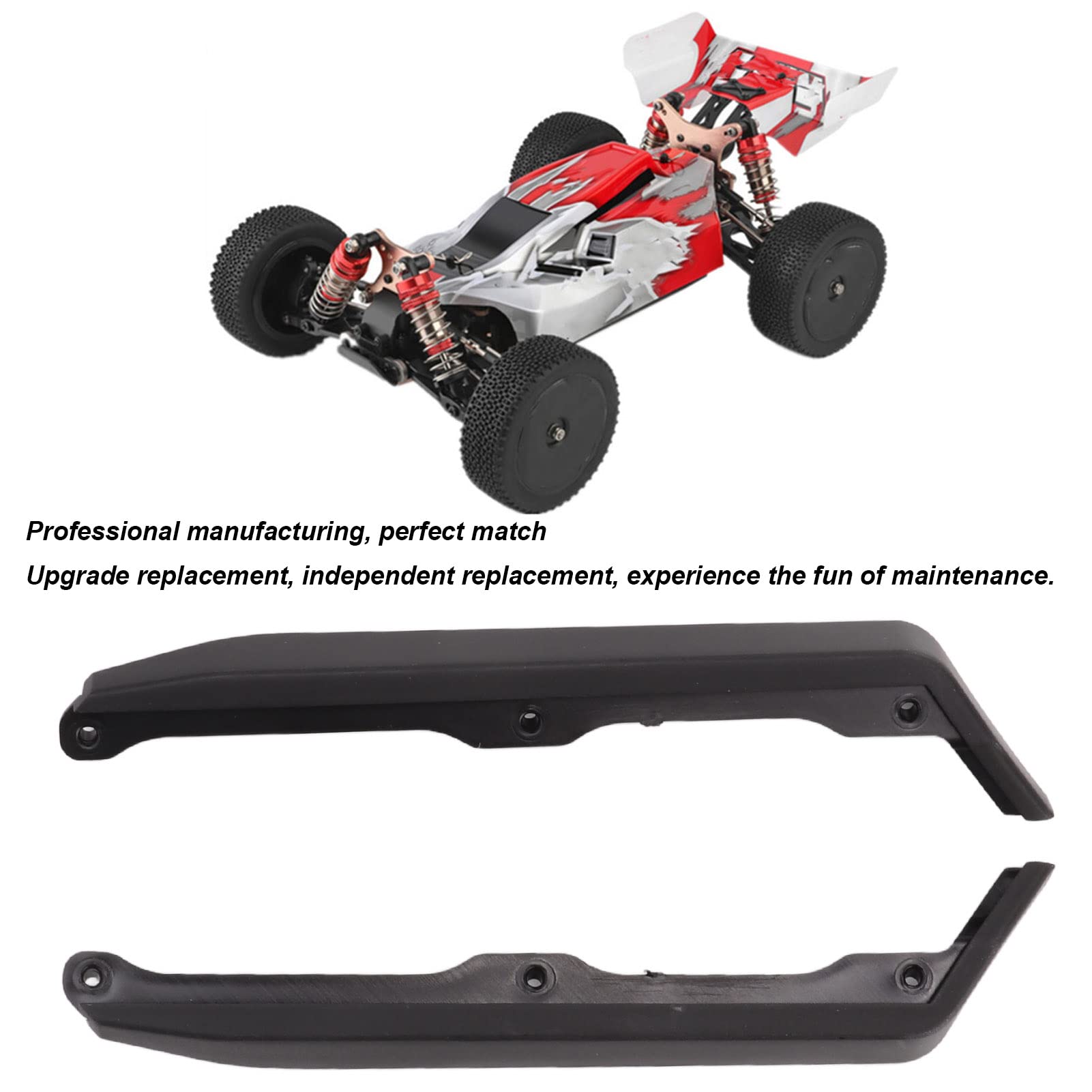 Durable Plastic RC Car Chassis Protector - Bottom Edge Guard for Wltoys 1/14 144010 RC Car | Off-Road Protection & Enhanced Durability for Rough Terrain Driving