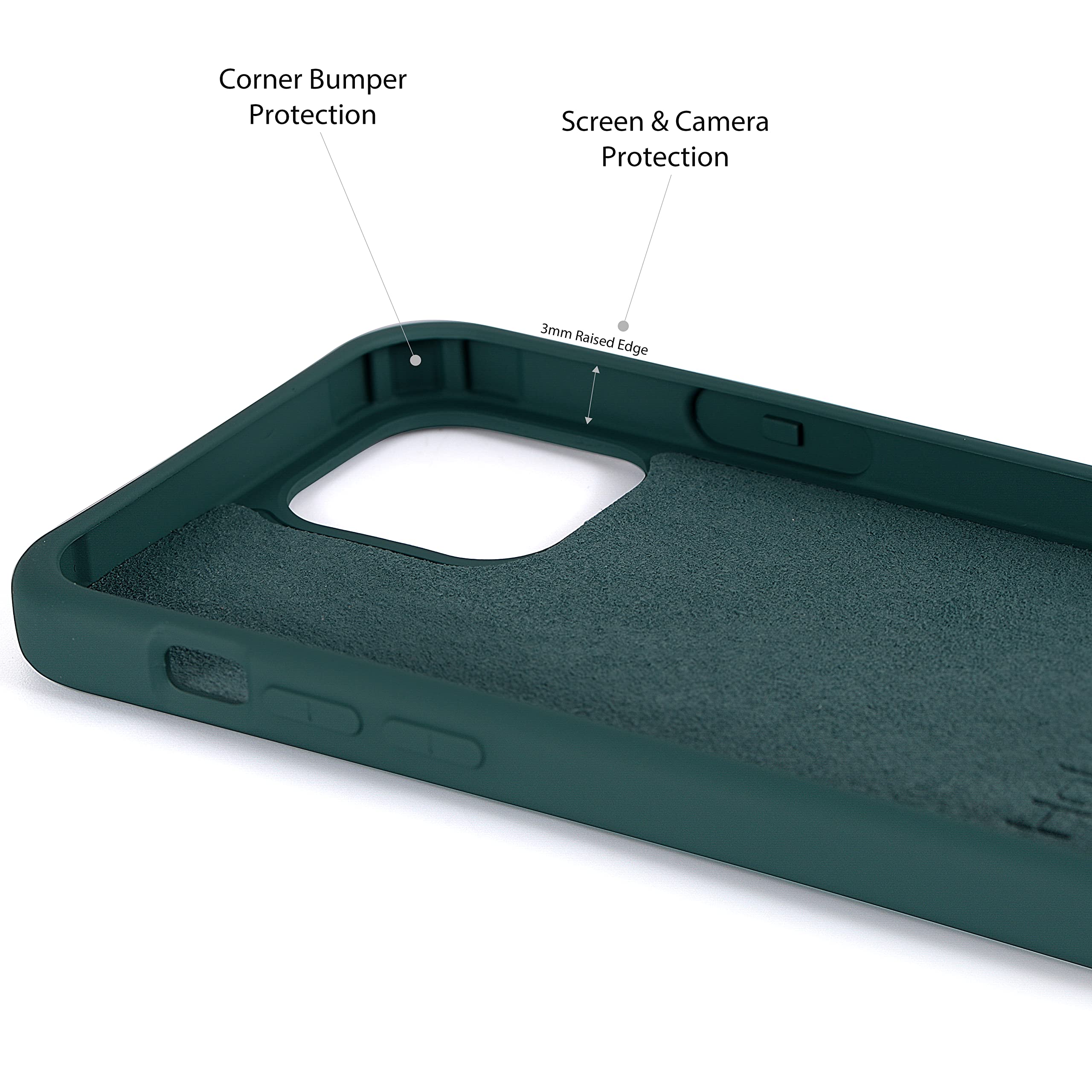 2-in-1 Crossbody Phone Case for iPhone 13 Pro Max with Detachable Lanyard & Drop Protection - Adjustable Strap, Green | Perfect for Travel, Shopping & Hands-Free Convenience