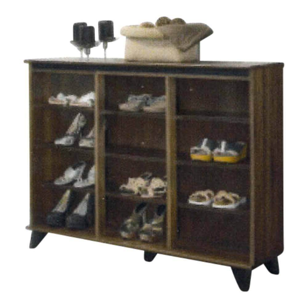 Melpen 3 Door Shoe Cabinet - Space Saving Shoe Storage Organizer for Entryway, Closet & Mudroom - White Modern Shoe Rack with Adjustable Shelves for Sneakers, Boots & High Heels