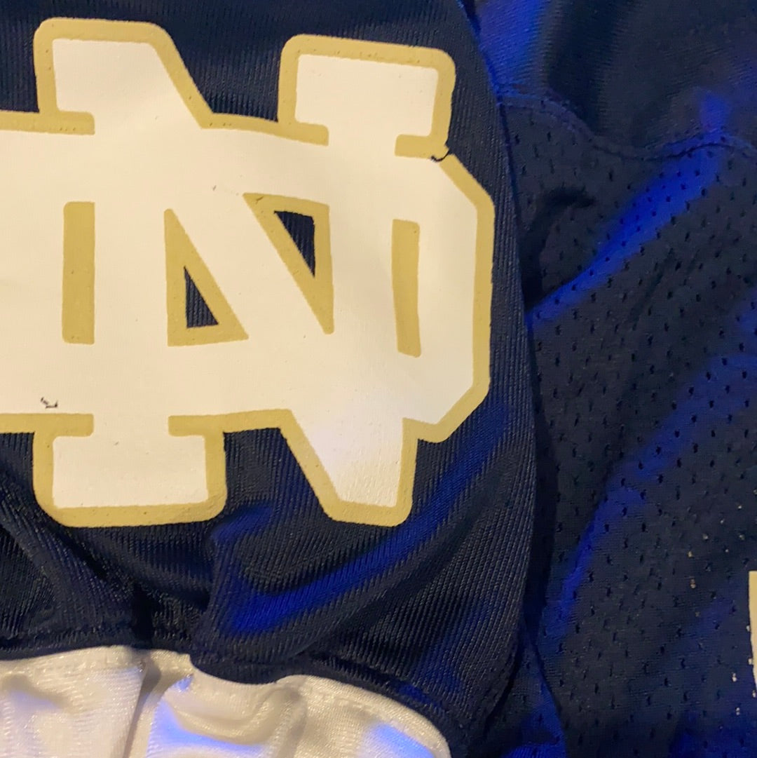 Authentic Quenton Nelson Notre Dame Football Game-Worn Jersey #56 by Under Armour - Perfect for Collectors, Fans, and Game Day Outfits