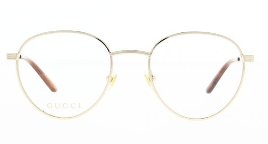 Gucci GG 0942O 002 Gold Round Men's Eyeglasses - Premium Designer Sunglasses for Men with UV Protection - Perfect for Outdoor Activities, Driving & Fashion Accessories