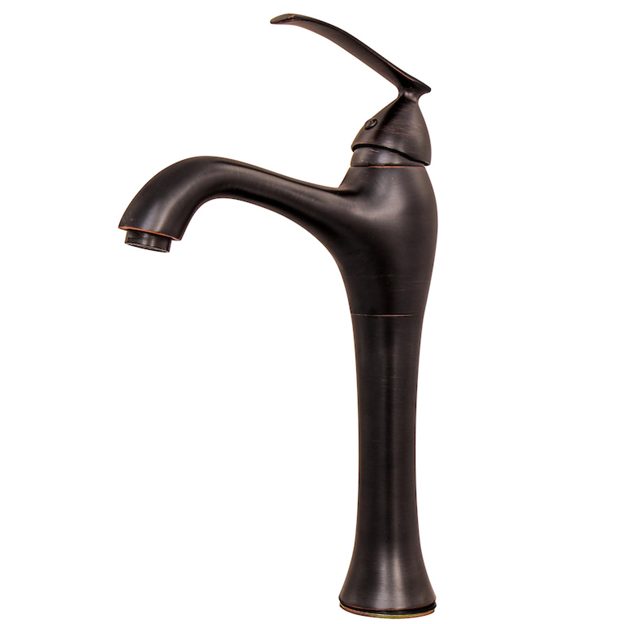 Novatto TRADITIONAL Single Lever Vessel Faucet - Oil Rubbed Bronze Finish for Bathroom Sink, Vanity, or Powder Room - High-Quality Brass Construction with Smooth Handle Operation