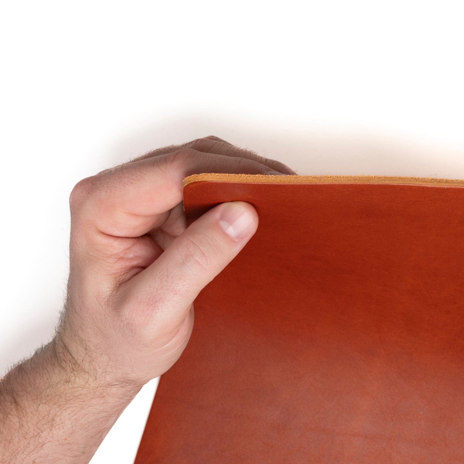 Premium Genuine Leather Desk Pad - English Tan - Non-Slip Writing Surface for Office & Home Workspace - Perfect for Laptops, Keyboards & Mouse Pads