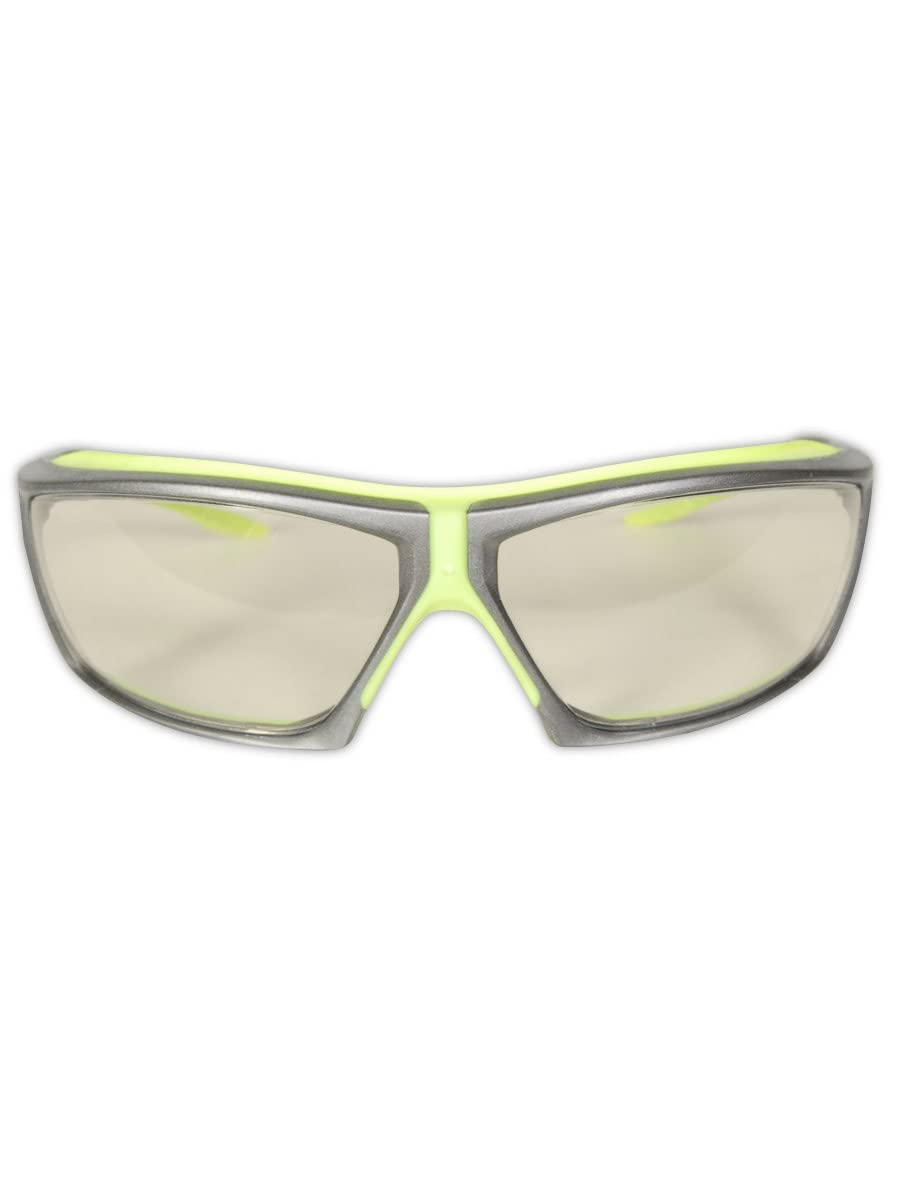 MAGID Hi-Vis Impact-Resistant Safety Glasses - 24 Pairs (Y770) - ANSI Z87.1 Certified for Construction, Woodworking & Industrial Safety Use