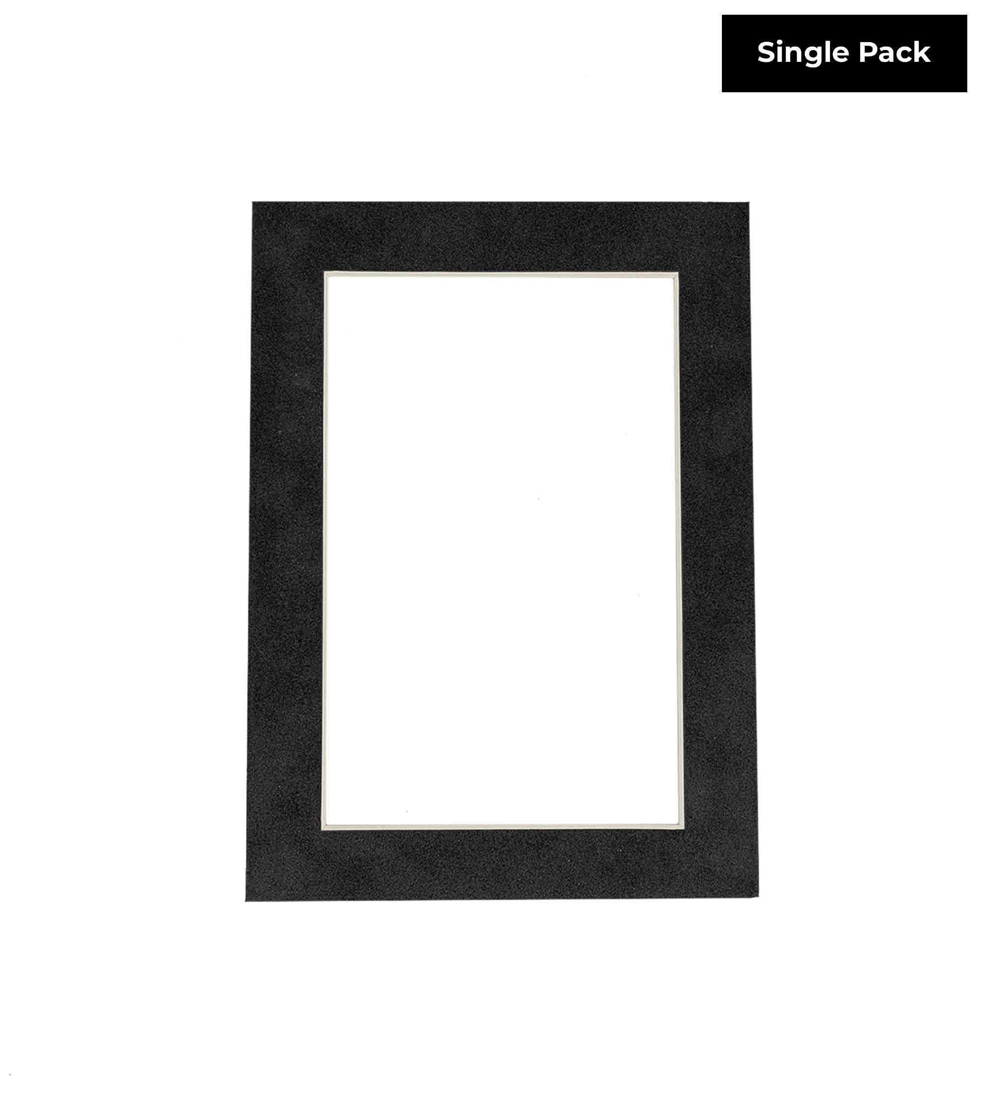 12x36 Acid-Free Dark Grey Suede Bevel Cut Mat Board for 10x30 Photos - 4-Ply Thickness with Backing Board & Self-Seal Crystal Clear Photo Bag - Perfect for Picture Framing, Art Displays, and Professional Photography Presentations