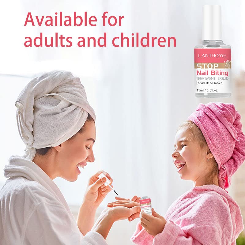 Boxania® Anti Nail Biting & Thumb Sucking Solution - Moisturizing Nail Care Treatment for Kids, Toddlers & Adults (1 Pack) - Stop Bad Habits & Promote Healthy Nails at Home, School or Work