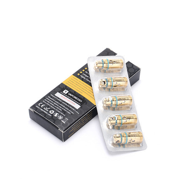Vaporesso CCELL Ceramic Replacement Coils 5-Pack - Compatible with Vaporesso Tanks - Long-Lasting & Smooth Vaping Experience - Perfect for E-Liquids & Thick Oils